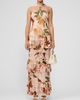 RACHEL Rachel Roy RACHEL Rachel Roy Solana Mesh Tiered Long Dress - 1