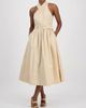RACHEL Rachel Roy RACHEL Rachel Roy Tory Twist Neck Belted Midi Dress - 1