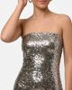 RACHEL Rachel Roy RACHEL Rachel Roy Yuri Strapless Sequin Midi Dress - 4
