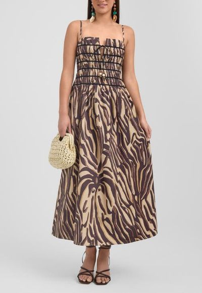 RACHEL Rachel Roy RACHEL Rachel Roy Zerra Smocked Corset Maxi Dress