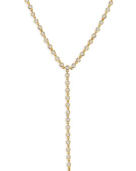 Rachel Reid Rachel Reid 14K Yellow Gold Diamond Lariat Necklace, 17