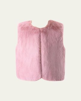 Rachel Riley Girl's Faux Fur Vest