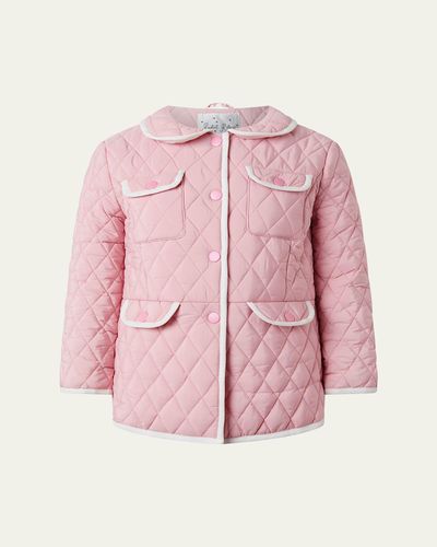 Rachel Riley Girl's Two-Tone Quilted Jacket