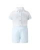 Rachel Riley Rachel Riley Boys' Pima Jersey Smocked Top and Short Set - 1