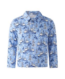 Rachel Riley Rachel Riley Boys' Snow Chalet Polo