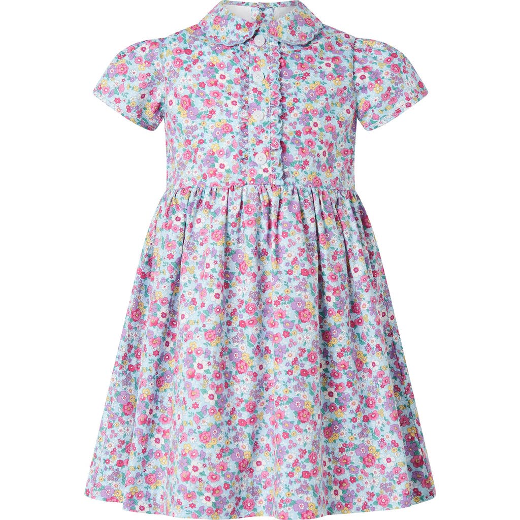 Rachel Riley Rachel Riley Candy Floral Half Button-Front Dress