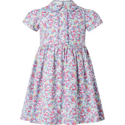 Rachel Riley Rachel Riley Candy Floral Half Button-Front Dress