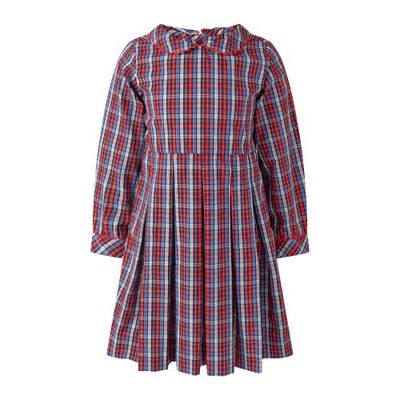 Rachel Riley Rachel Riley Check Pleated Dress