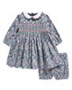 Rachel Riley Rachel Riley Floral Smocked Cotton Dress & Bloomers - 1