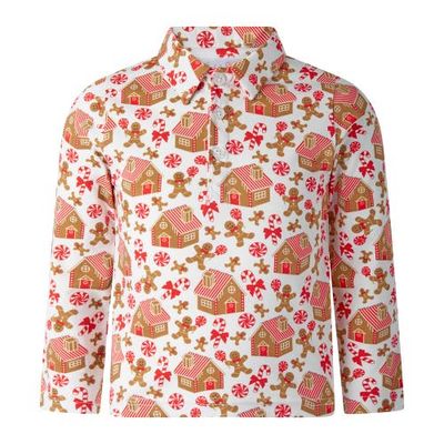 Rachel Riley Rachel Riley Gingerbread Polo