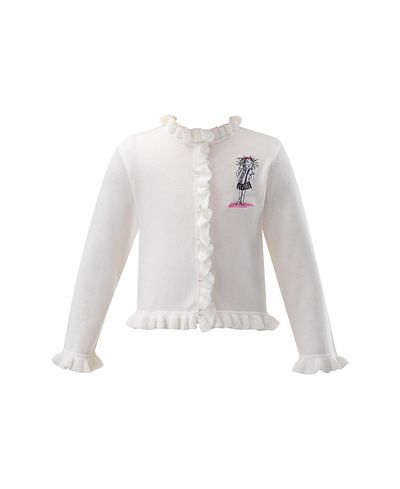Rachel Riley Rachel Riley Girls' Eloise Embroidered Cardigan