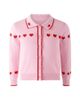 Rachel Riley Rachel Riley Girls' Heart Intarsia Cardigan - 1