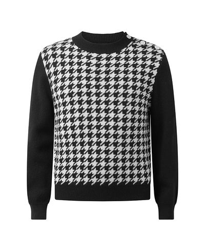 Rachel Riley Rachel Riley Girls' Houndstooth Sweater