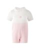 Rachel Riley Rachel Riley Girls' Pima Rose Embroidered Babysuit - 1