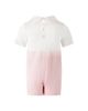 Rachel Riley Rachel Riley Girls' Pima Rose Embroidered Babysuit - 2