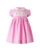 Rachel Riley Rachel Riley Girls' Seersucker Heart Smocked Dress and Bloomers- Baby - 1
