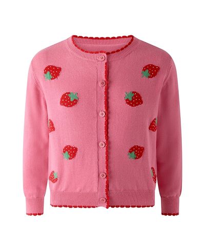 Rachel Riley Rachel Riley Girls' Strawberry Cardigan