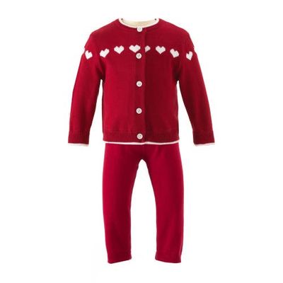 Rachel Riley Rachel Riley Heart Knitted Set