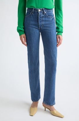 RÙADH RÙADH Agnes High Waist Straight Leg Jeans