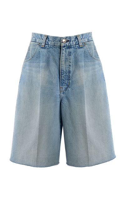 RÙADH RÙADH Exclusive The Nola Denim Shorts Light Wash 26