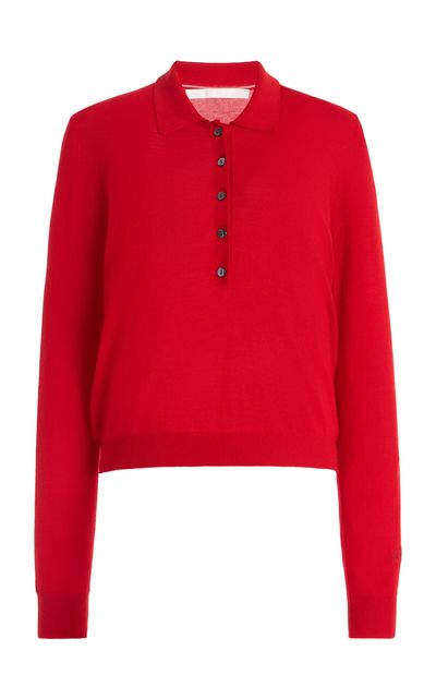 RÙADH RÙADH The Dea Wool Polo Shirt
