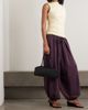 RÙADH Toga draped ribbed organic cotton and modal-blend top - 2