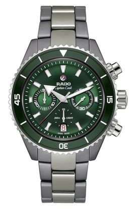 RADO RADO Captain Cook Automatic Chronograph Bracelet Watch, 43mm