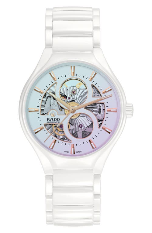 RADO RADO True Automatic Open Heart Bracelet Watch, 40mm