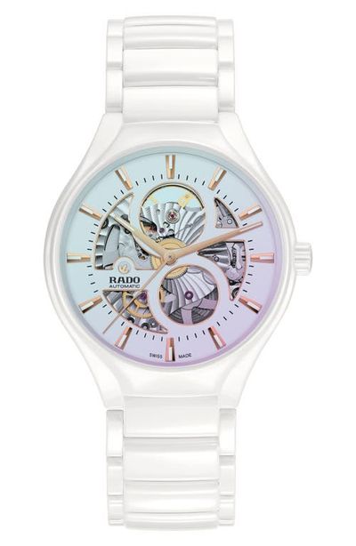 RADO RADO True Automatic Open Heart Bracelet Watch, 40mm