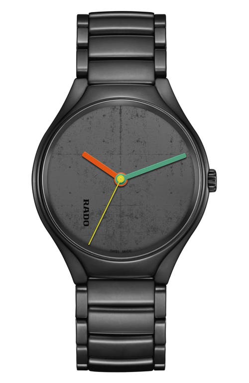 RADO RADO True Round High-Tech Ceramic Bracelet Watch