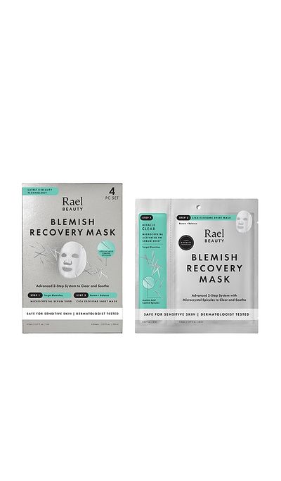 Rael Rael Microcrystal Blemish Recovery Mask 4 Count.