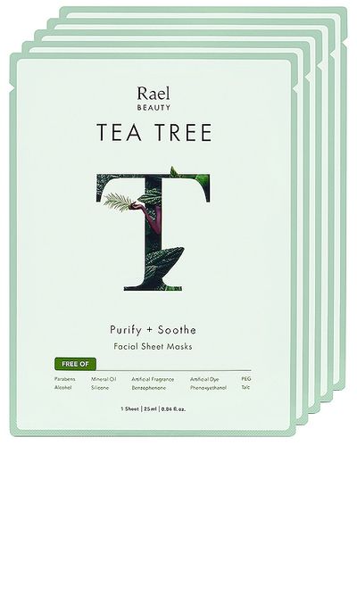 Rael Rael Tea Tree Oil Mask 5 Pack Set