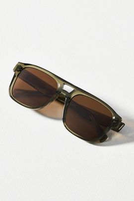 RAEN Polarized Rifka Aviator Sunglasses