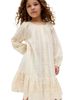 Raffya Kids Raffya Kids Olivia Button Down Embroidered Dress - 3