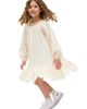 Raffya Kids Raffya Kids Olivia Button Down Embroidered Dress - 5