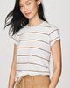 rag & bone 100% Pima Cotton The Slub Striped Tee - 1
