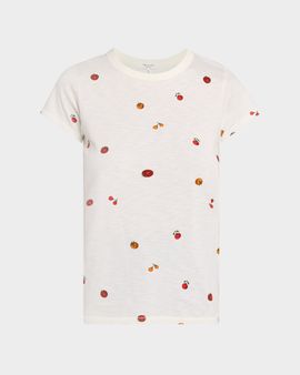 Rag & Bone All Over Tomato Baby Tee