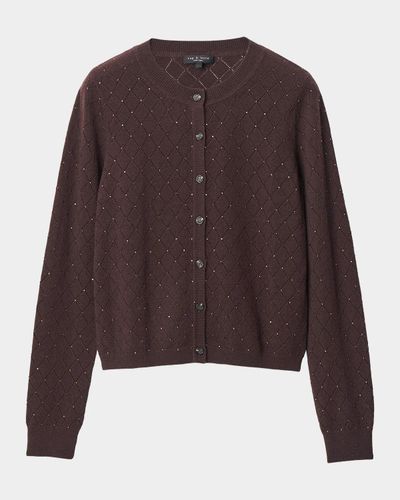 rag & bone Archie Jewel Cashmere-Blend Cardigan