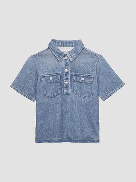 rag & bone Baby's,Little Kid's & Kid's Miramar Terry Polo Pullover