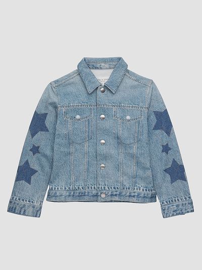 rag & bone Baby's,Little Kid's & Kid's Miramar Terry Star Jacket