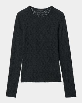 rag & bone Bardot Lace Long-Sleeve Top