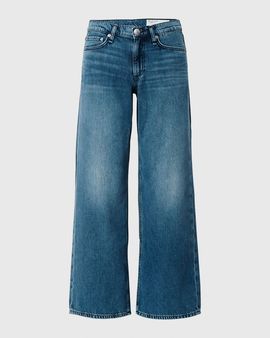 Rag & Bone Featherweight Cam Low-Rise Relaxed Straight Ankle Jeans