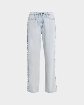 Rag & Bone Featherweight Phoebe Scalloped Drawstring Jeans