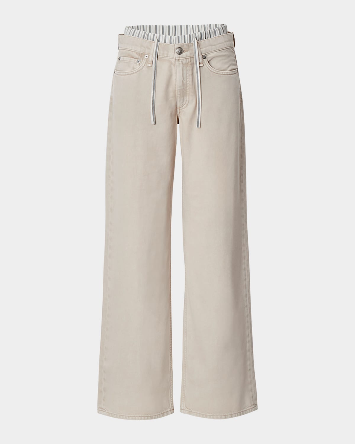Rag & Bone Featherweight Saige Low-Rise Relaxed Straight Boxer Jeans