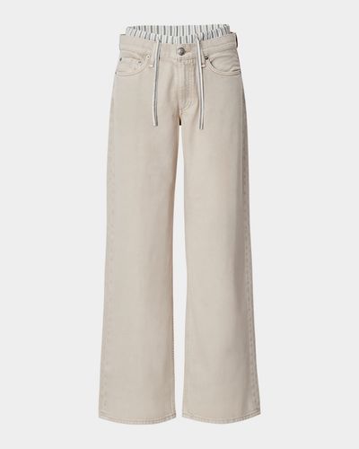 Rag & Bone Featherweight Saige Low-Rise Relaxed Straight Boxer Jeans