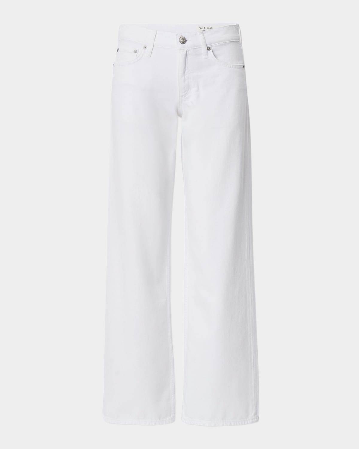 Rag & Bone Featherweight Saige Low-Rise Relaxed Straight Jeans
