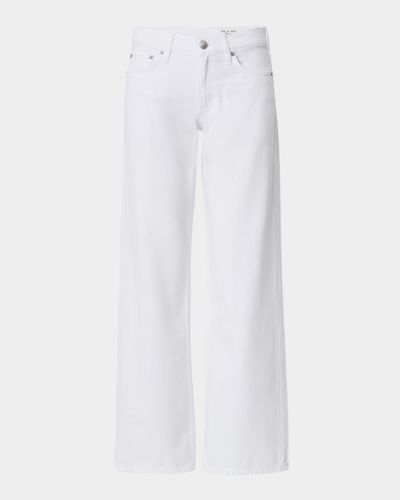 Rag & Bone Featherweight Saige Low-Rise Relaxed Straight Jeans