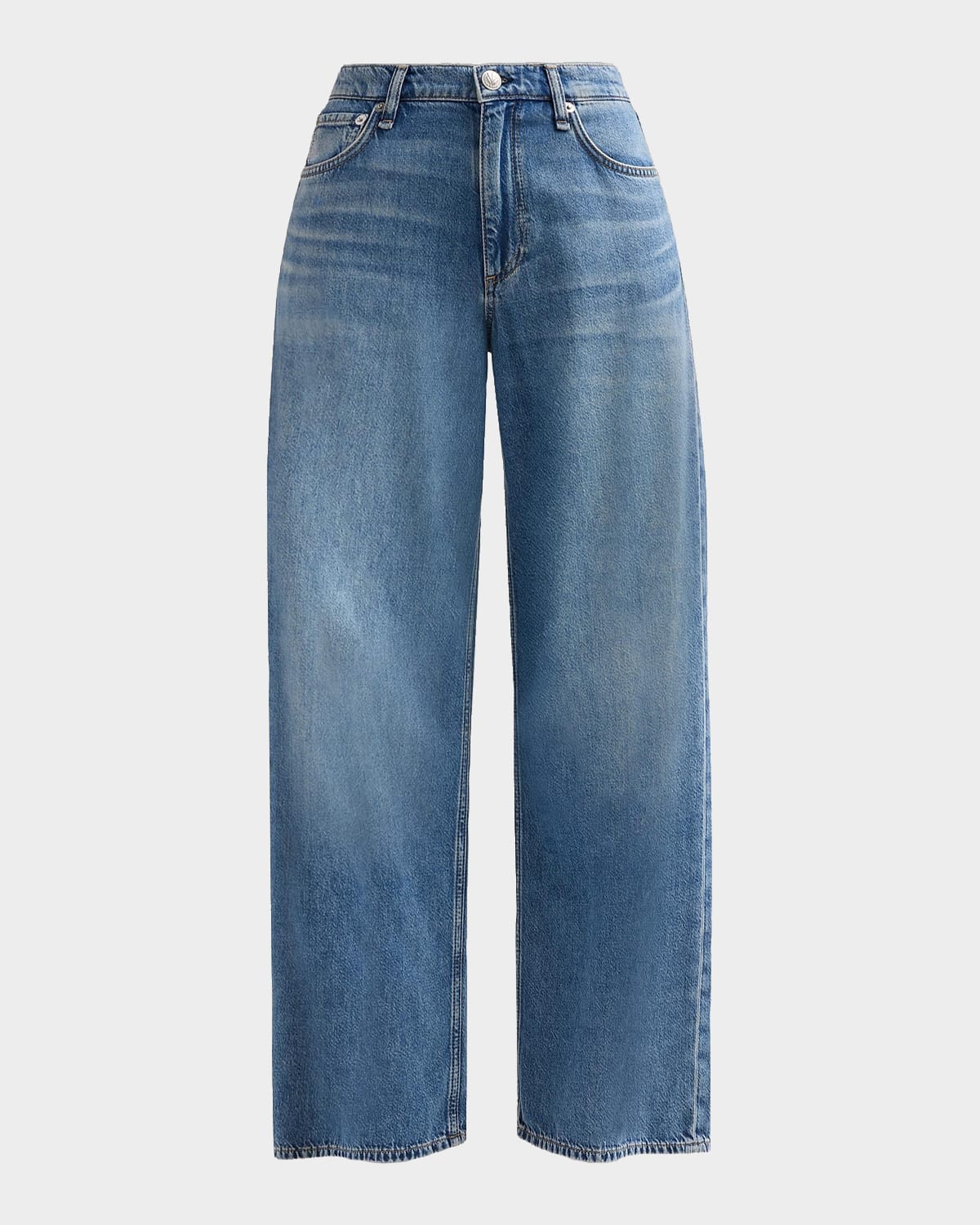 Rag & Bone Flexi Andi Cotton-Blend Wide-Leg Jeans