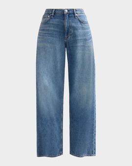 Rag & Bone Flexi Andi Cotton-Blend Wide-Leg Jeans