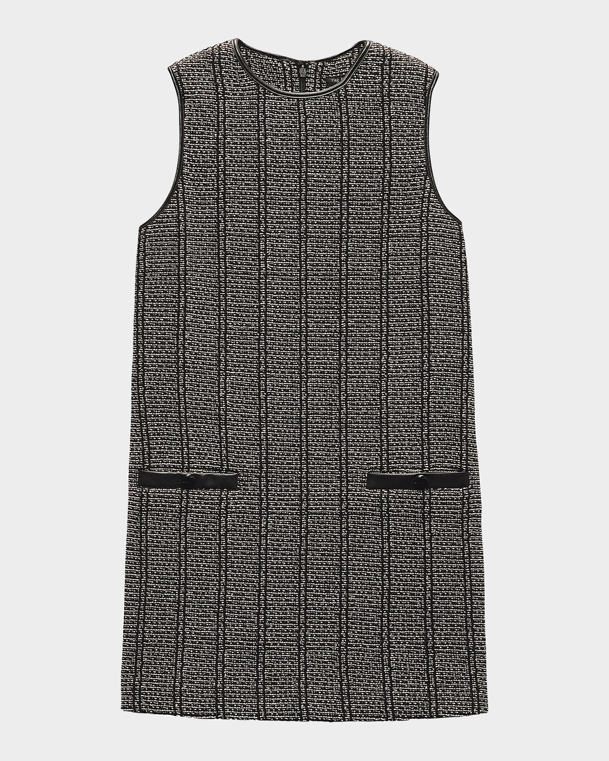 rag & bone Frances Cotton Tweed Shift Mini Dress
